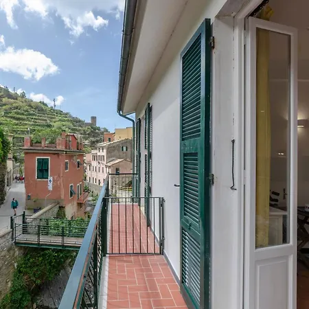 Joivy Family Flat Balcony Vernazza, Cinque Terre * 베르나차